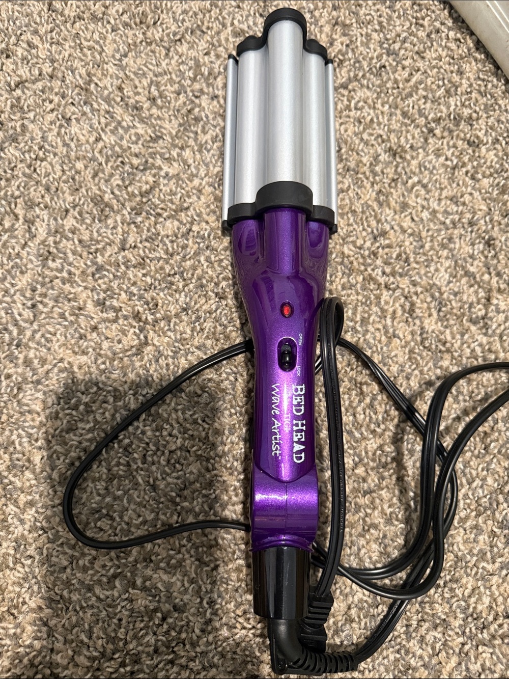 Bed Head Purple and Silver Triple Barrel Waver
